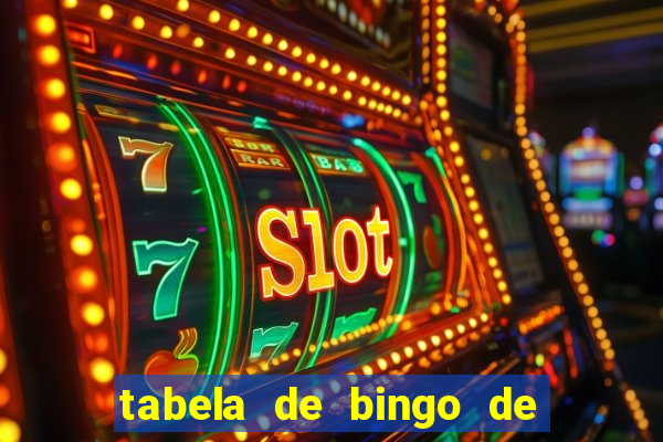 tabela de bingo de 1 a 100